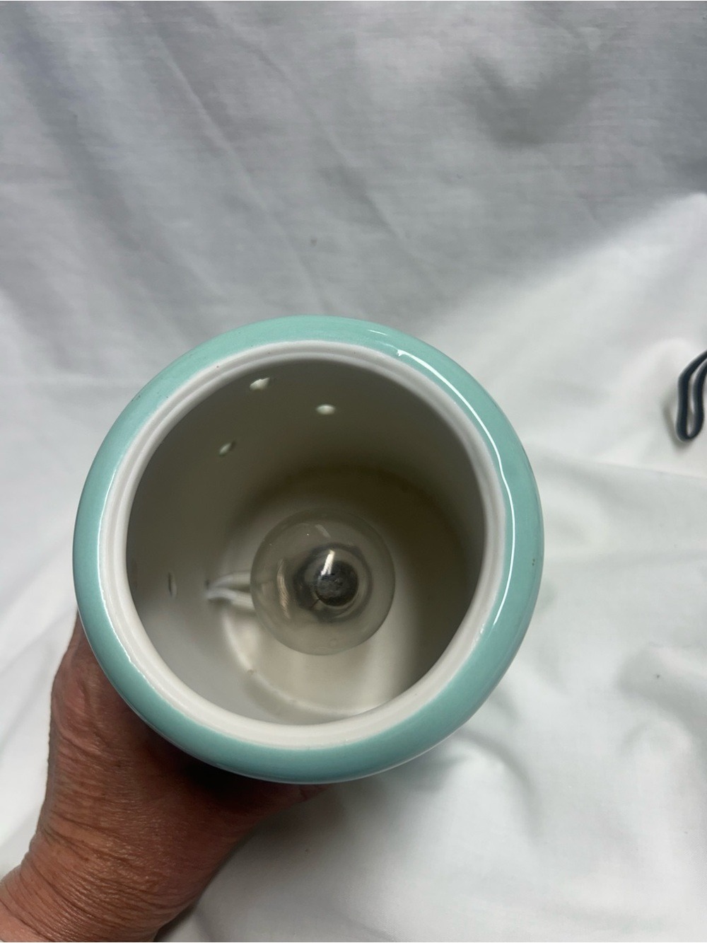 Retired Madame Butterfly Mint Scentsy Wax Warmer - Picture 8 of 13